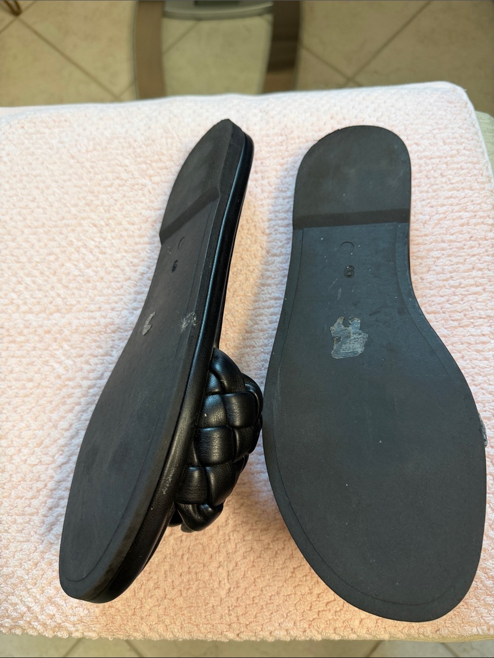 Seychelles Black Braided Slide Mules - Picture 2 of 4